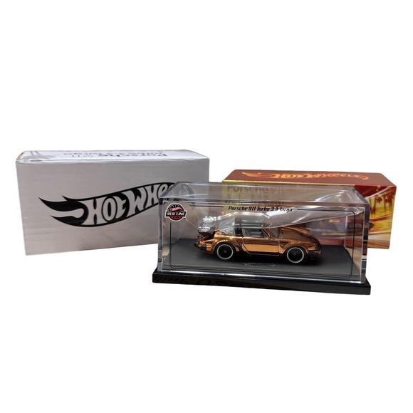 Hot Wheels Other - Hot Wheels RLC Exclusive Porsche 911 Turbo 3.3 Targa Copper Bronze Car Brand New
